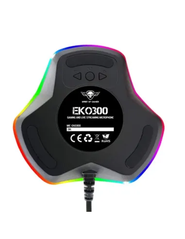 Micrófono USB Spirit of Gamer EKO 300 RGB para PC