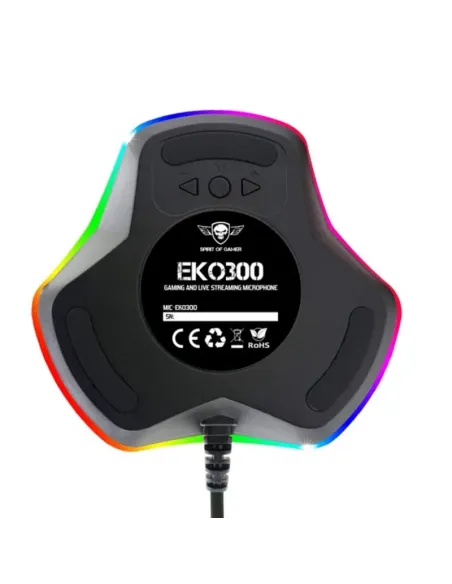 Micrófono USB Spirit of Gamer EKO 300 RGB para PC