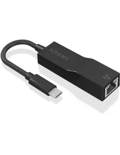 AISENS A109-0765 Conversor USB 3.2 Gen 1 USB-C a Ethernet Gigabit 10/100/1000 Mbps 11 cm Negro-ADAP59159