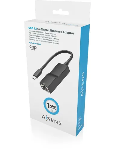 AISENS A109-0765 USB-C a Ethernet Gigabit para portátil
