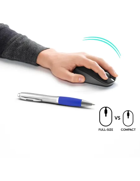 Ratón inalámbrico Logitech M190 Gris Claro con USB-A