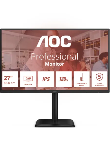 AOC Q27E4U Monitor de 27" QHD IPS 120 Hz Adaptive Sync