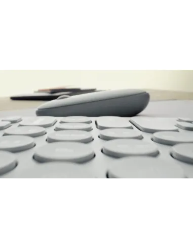 Logitech Pebble Mouse 2 M350s Blanco compacto y silencioso