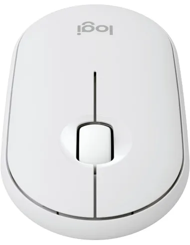 Logitech Pebble Mouse 2 M350s Blanco compacto y silencioso