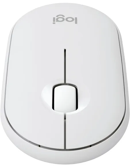 Logitech Pebble Mouse 2 M350s Blanco compacto y silencioso