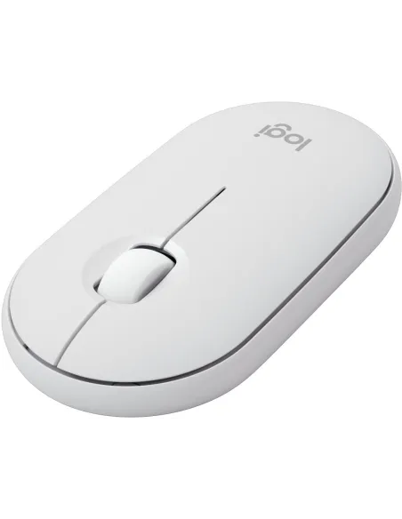Logitech Pebble Mouse 2 M350s Blanco compacto y silencioso