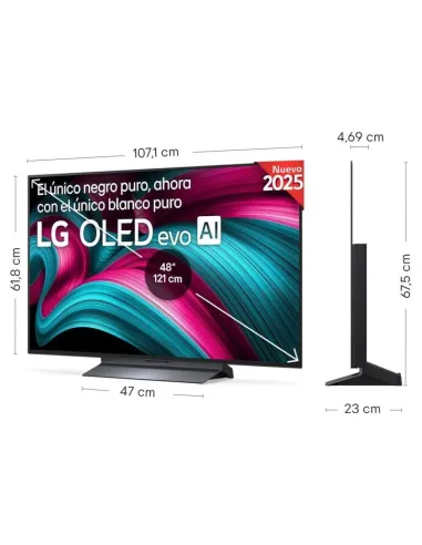 Monitor Curvo LG OLED evo AI OLED65C56LB 65" 4K Ultra HD