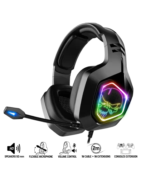 Spirit of Gamer Elite H50 Auriculares Gaming Negros