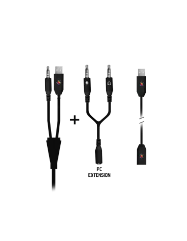Spirit of Gamer Elite H50 Auriculares Gaming Negros