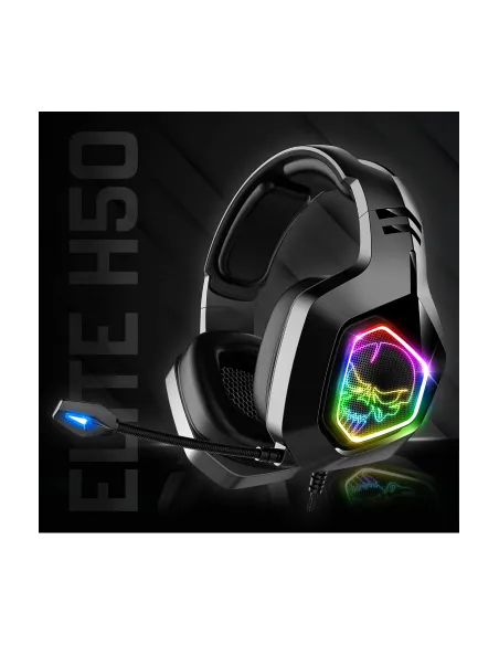 Spirit of Gamer Elite H50 Auriculares Gaming Negros
