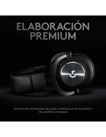 Auriculares Logitech G PRO X cableados para PC con DAC