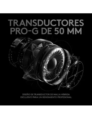 Auriculares Logitech G PRO X cableados para PC con DAC