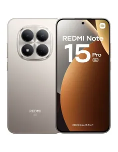 Xiaomi Redmi Note 15 Pro 5G 12GB/512GB Titanio 6.83" AMOLED Dual SIM Cámara 200MP IP68 HyperOS 2-NTETMO3112