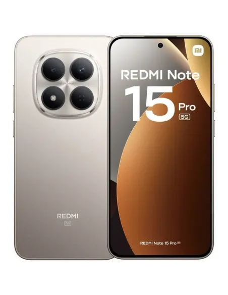 Xiaomi Redmi Note 15 Pro 5G 12GB-512GB Titanio 6.83 AMOLED Dual SIM Cámara 200MP IP68 HyperOS 2