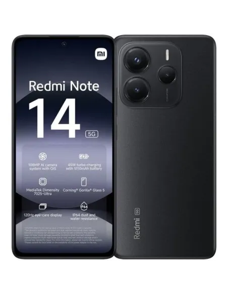 Xiaomi Redmi Note 14 5G 6/128GB Negro Medianoche Libre