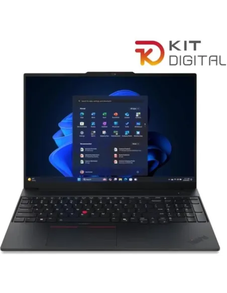 Lenovo ThinkPad E16 Gen 3 21ST0034SP AI PC AMD Ryzen 5-230/16GB/512GB SDD/16" W11 Pro + Lector de Huellas (Kit Digital)
