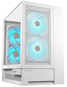 Cougar OmnyX Blanca Semitorre aRGB con Ventana Lateral , 4 Ventiladores ARGB PWM y USB-C-ICACSM0871