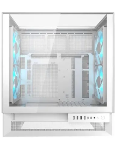 Semitorre COUGAR OmnyX Blanca con Ventana Lateral y USB-C