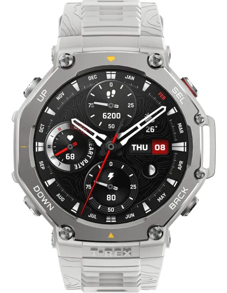 Smartwatch Amazfit T-Rex 3 Haze Grey con GPS dual-band