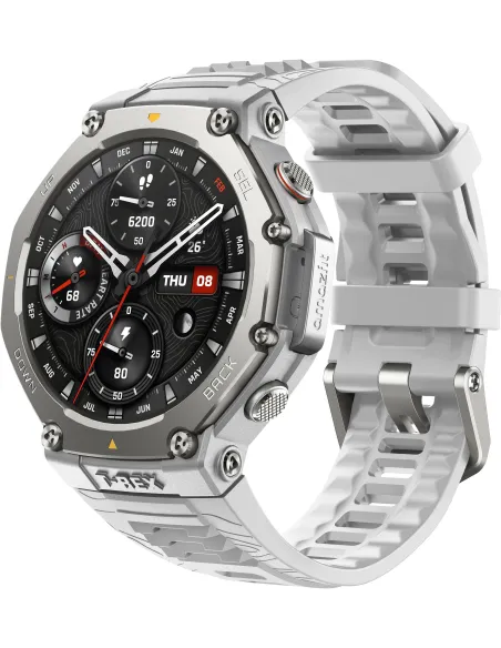 Amazfit T-Rex 3 Haze Grey Reloj Smartwatch AMOLED 2000nits GPS Mapas Control por Voz con IA