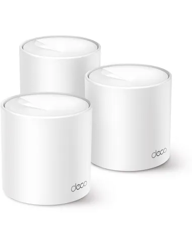 TP-Link Deco X10 Sistema Deco Wi-Fi 6 Mesh AI AX1500 Doble Banda Blanco Pack 3 Unidades