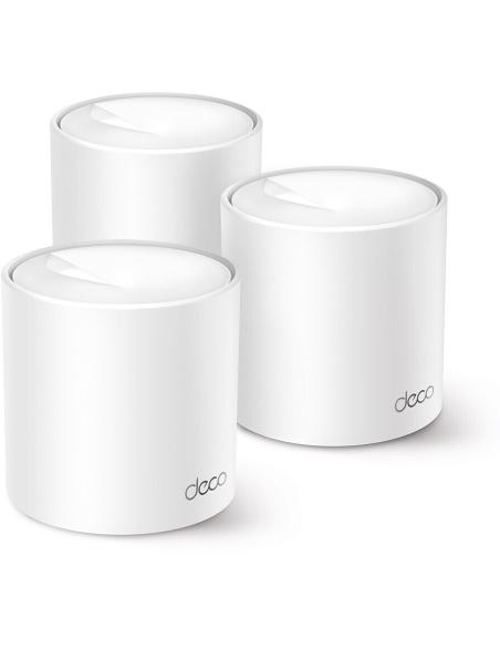 TP-Link Deco X10 Sistema Deco Wi-Fi 6 Mesh AI AX1500 Doble Banda Blanco Pack 3 Unidades