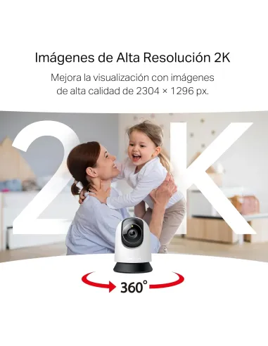 Cámara IP Mercusys MC210 V1 2K 3MP Wi?Fi 360°