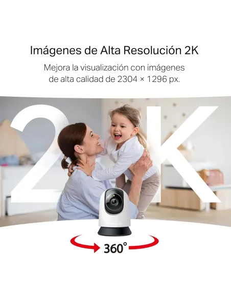 Cámara IP Mercusys MC210 V1 2K 3MP Wi?Fi 360°