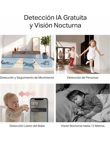 Cámara IP Mercusys MC210 V1 2K 3MP Wi?Fi 360°