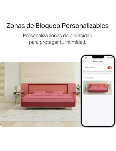 Cámara IP Mercusys MC210 V1 2K 3MP Wi?Fi 360°