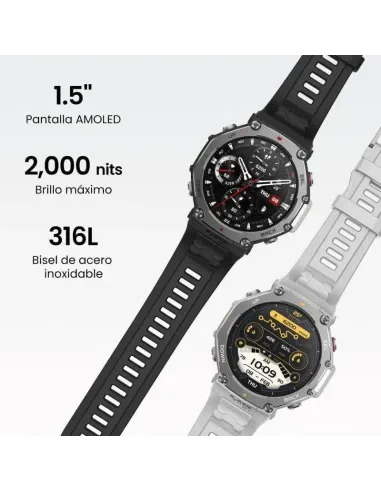 Smartwatch Amazfit T-Rex 3 Haze Grey con GPS dual-band