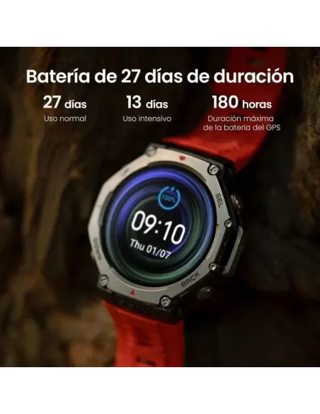 Smartwatch Amazfit T-Rex 3 Haze Grey con GPS dual-band