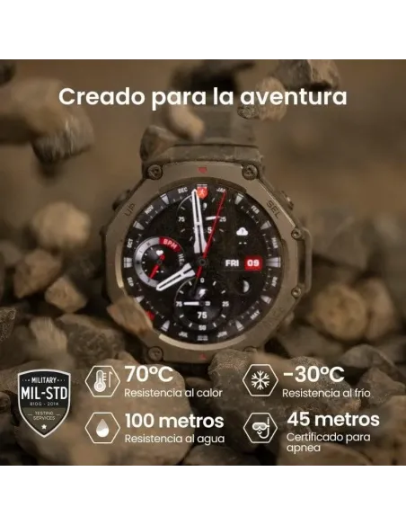 Smartwatch Amazfit T-Rex 3 Haze Grey con GPS dual-band