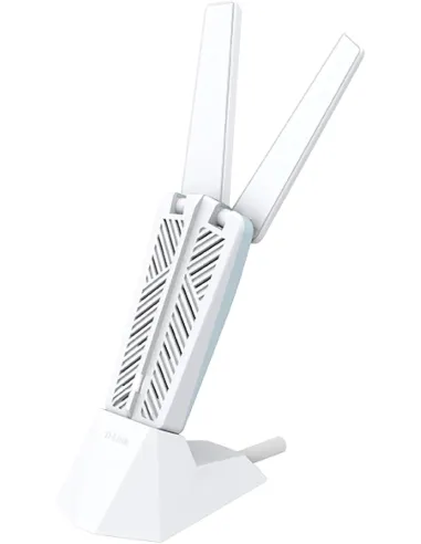 D-Link BE6500 Adaptador USB Wi-Fi 7 AE65U Seguridad WPA3 Antena Abatible con Base