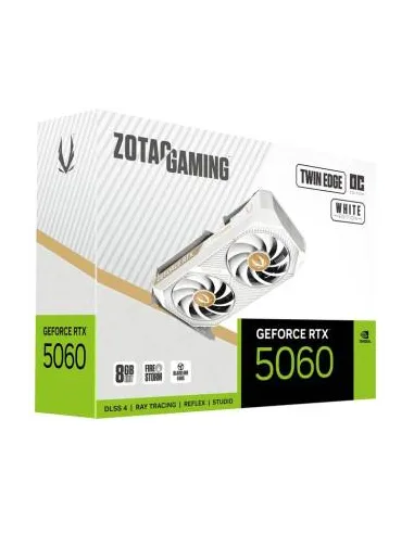 ZOTAC GAMING GeForce RTX 5060 Twin Edge OC White Edition 8GB GDDR7 Reflex 2 RTX AI DLSS4