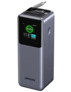 UGREEN 55987B Nexode Power Bank 20000mAh 165W con cable USB-C retráctil-1402171