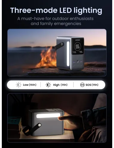 UGREEN 25286 Power Bank 300W 48000mAh para portátil USB-C