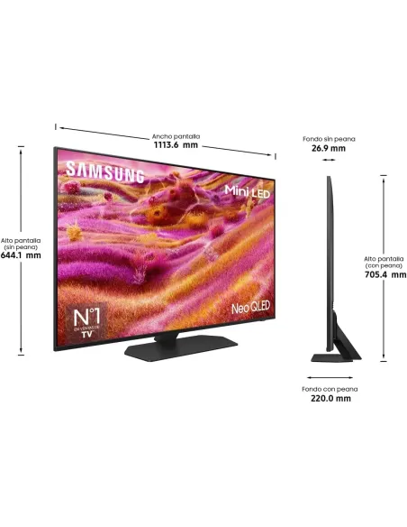 Televisor Samsung Neo QLED TQ43QN90FAT 43" 4K UHD Mini LED
