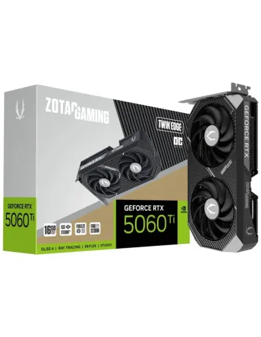 ZOTAC GAMING GeForce RTX 5060 Ti 16GB Twin Edge OC White Edition GDDR7 Reflex 2 RTX AI DLSS4