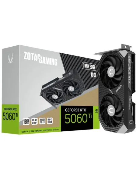 ZOTAC GAMING GeForce RTX 5060 Ti 16GB Twin Edge OC White Edition GDDR7 Reflex 2 RTX AI DLSS4