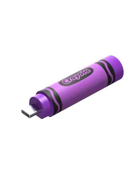 SanDisk Crayola 128GB Vivid Violet USB-C Flash Drive