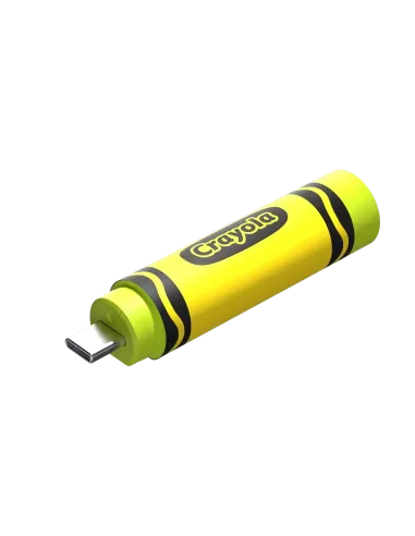 SanDisk Crayola 256 GB Electric Lime USB-C Flash Drive