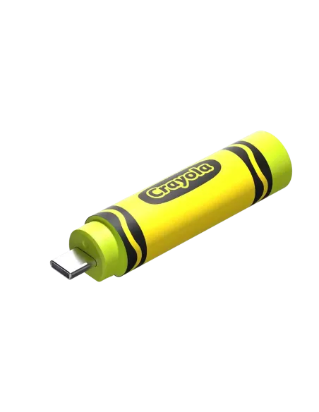 SanDisk Crayola 256 GB Electric Lime USB-C Flash Drive