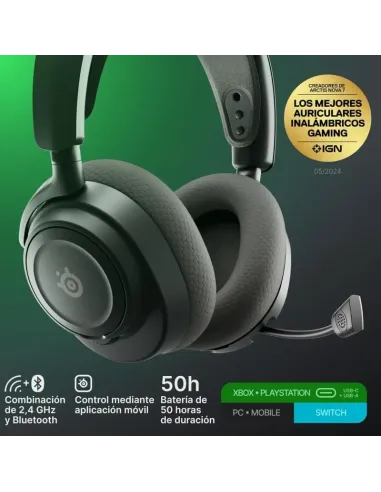 Auriculares Steelseries Arctis Nova 7X Wireless Gen 2 Negro