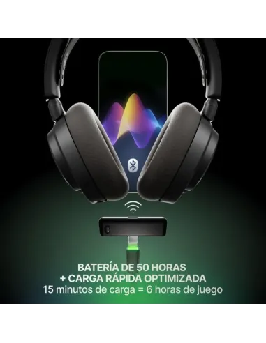 Auriculares Steelseries Arctis Nova 7X Wireless Gen 2 Negro