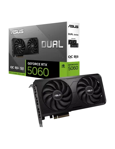 Tarjeta gráfica ASUS Dual RTX 5060 EVO OC 8GB para SFF