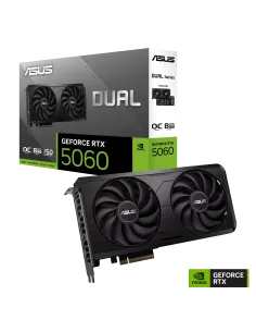 ASUS Dual GeForce RTX 5060 EVO OC Edition 8GB GDDR7 Reflex 2 RTX AI DLSS4