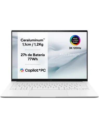 ASUS Zenbook S14 OLED UX5406AA-SU248W Copilot+ PC Intel Core Ultra 9-386H/32GB/1TB SSD/14" W11 Home