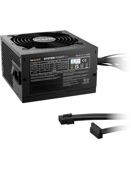 Fuente ATX 3.1 Be Quiet! System Power 11 450 W Negro