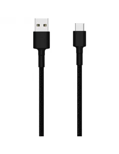 Xiaomi Mi Cable Braided 1M Cable USB 2.0 a USB-C Macho/Macho Negro-CABL64736